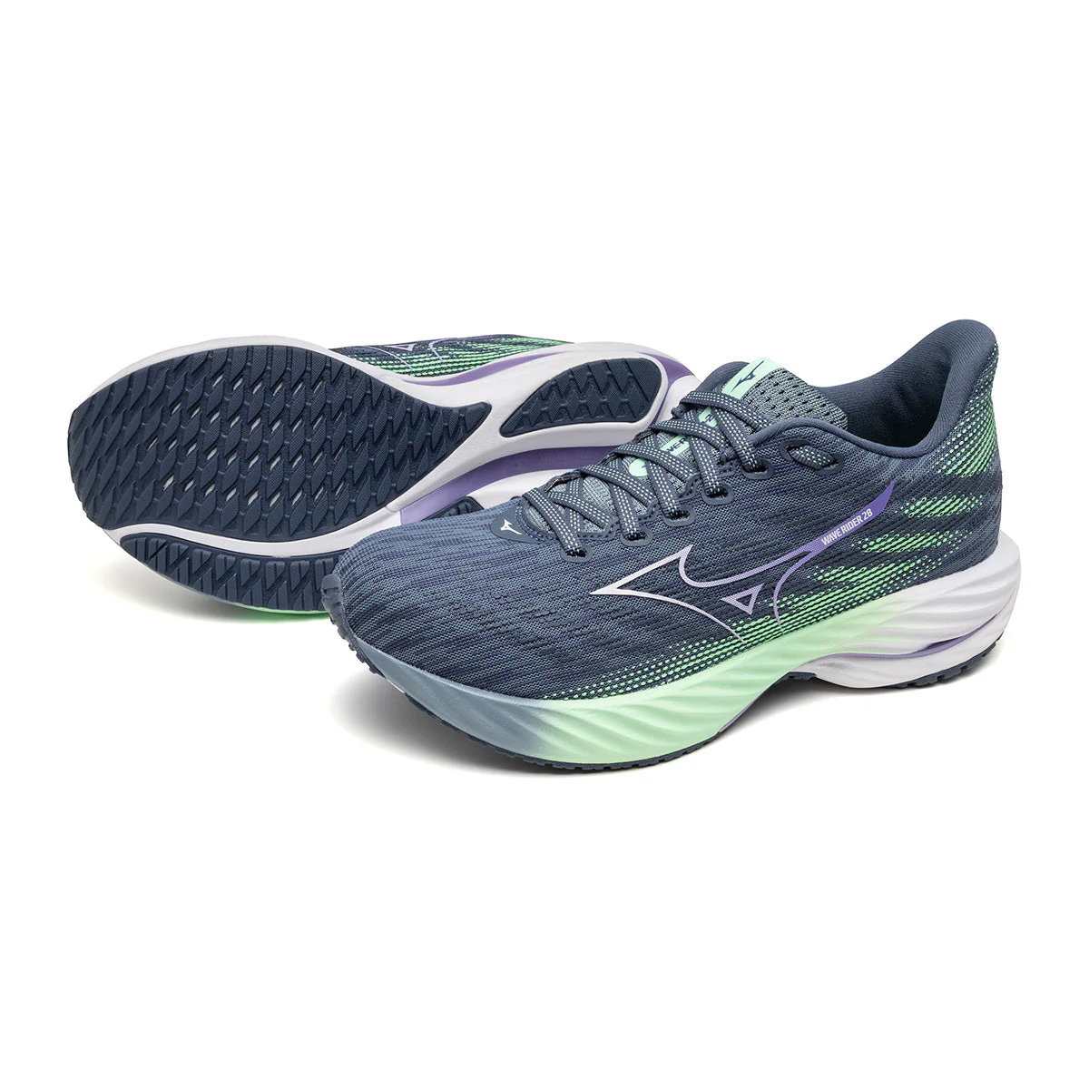 Mizuno Wave Rider 28 Womens Running Shoes - Image 11