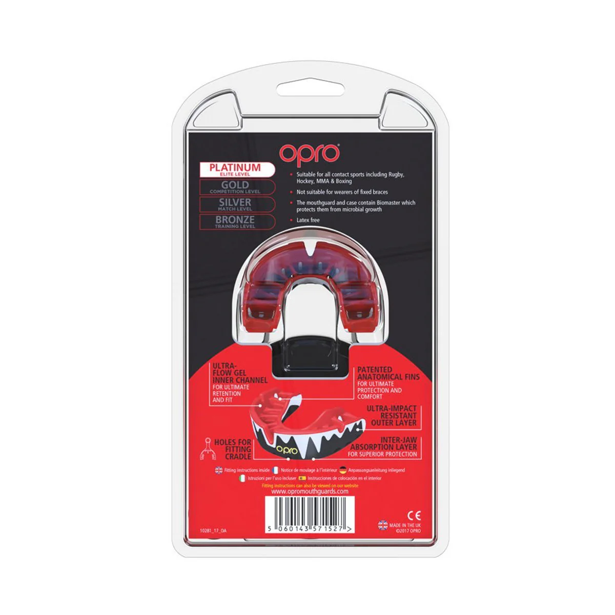 Opro Platinum Mouthguard - Image 5