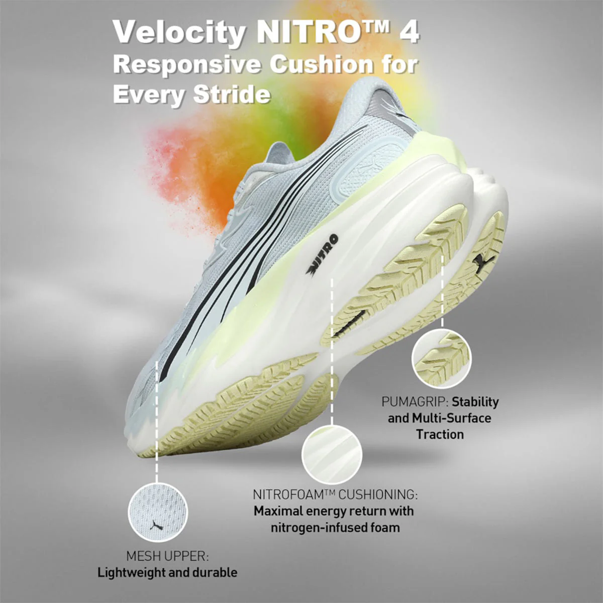 Puma Velocity Nitro 4 Womens Running Shoes - Image 8